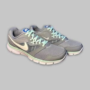 Nike Flex Trainer 4 Gray Mint Green Women’s Sneakers - Size 11